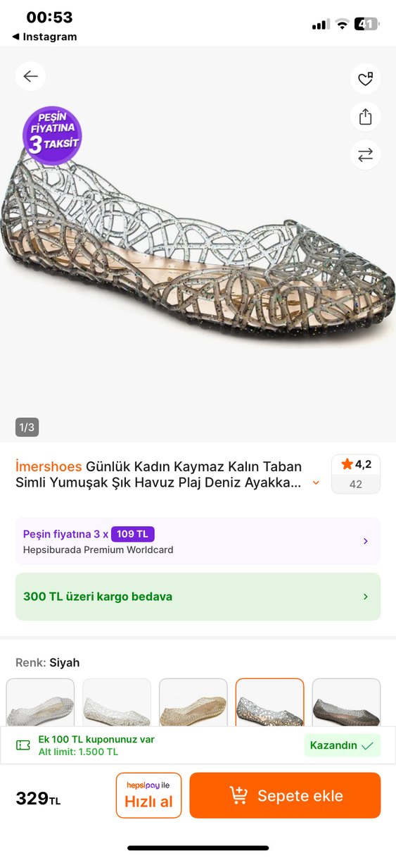 Nakışlı Dantel Detaylı Kız Babet - Görsel 5