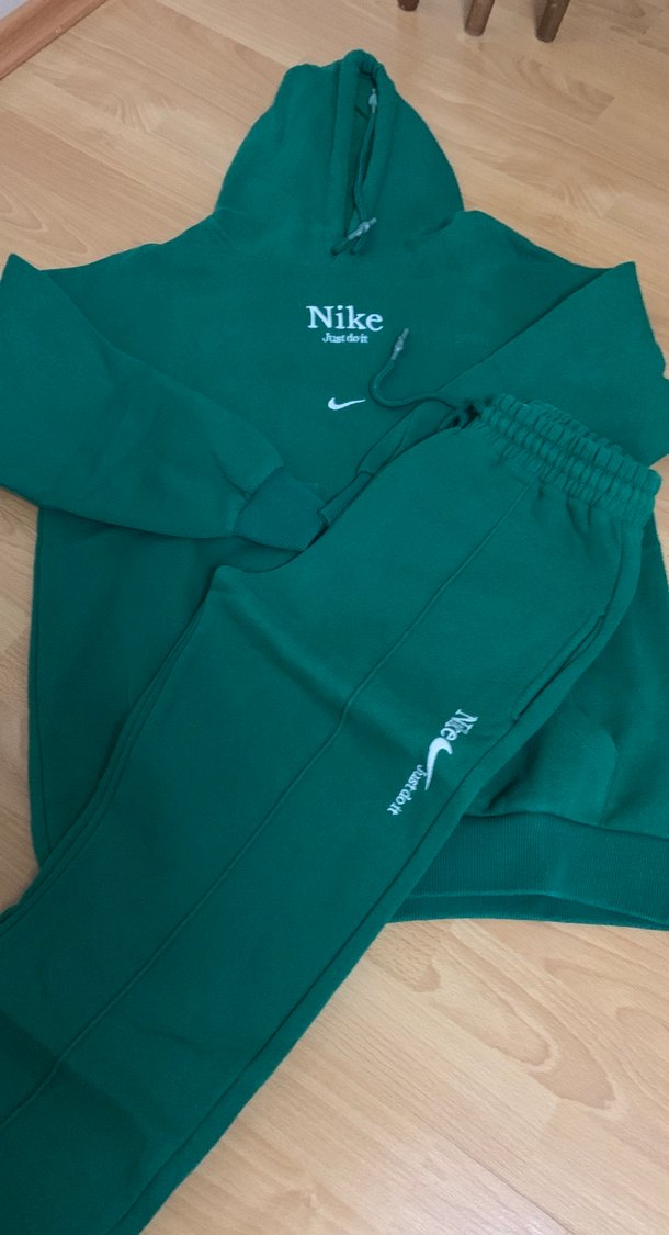 Nike Yeşil Rahat Eşofman Takımı - Görsel 2