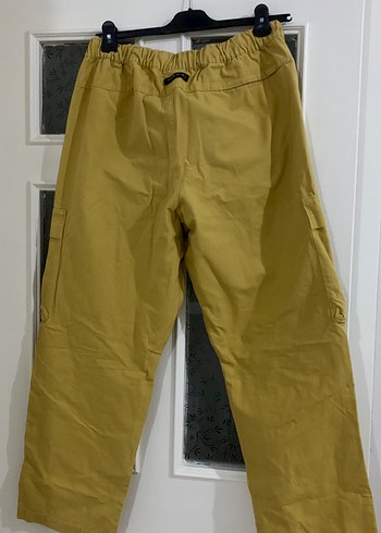 Sarı ipli Loose Fit Erkek Pantolon - Görsel 4