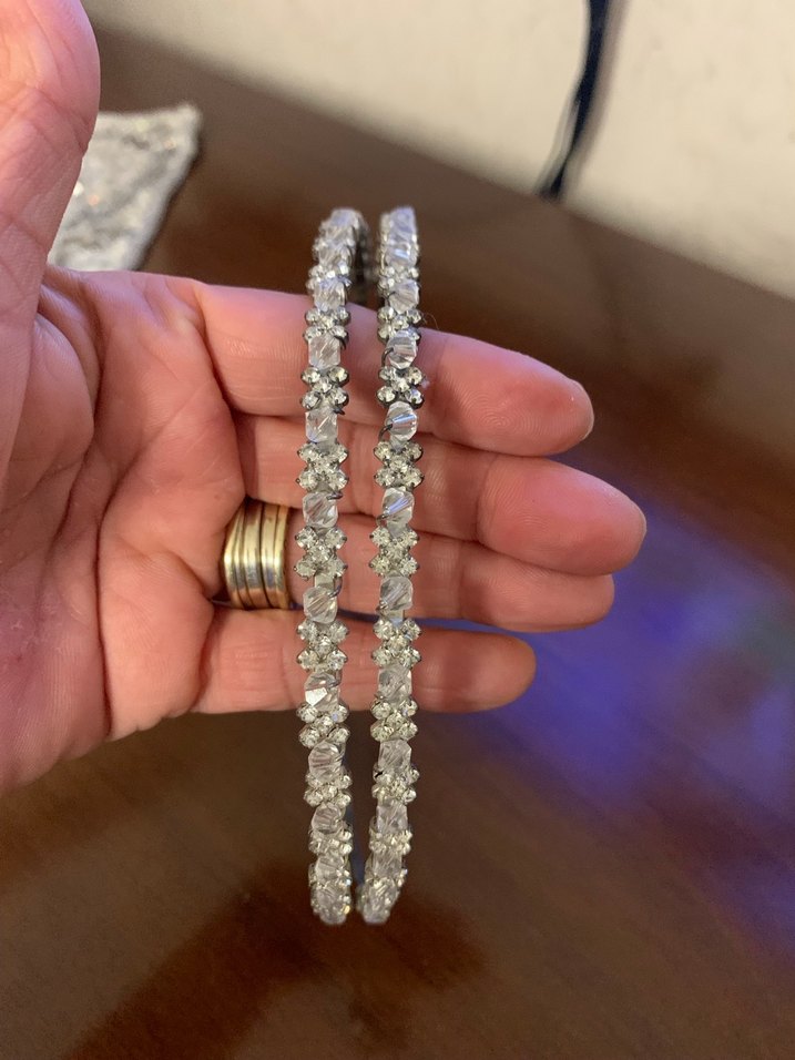 İnci ve Taşlı Metal Taç - Görsel 4