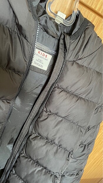 11-12 Yaş Beden siyah Renk Defakto kids collection 11/12 yaş kız mont