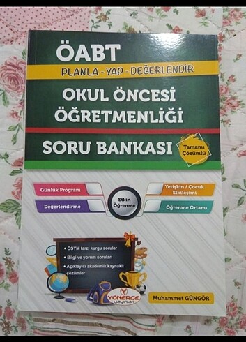 ÖABT okul öncesi öğretmenliği çözümlü soru bankası 