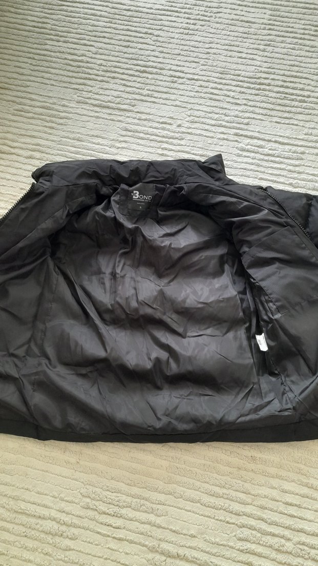 Siyah Fermuarlı Kadın Kışlık Mont - Görsel 3