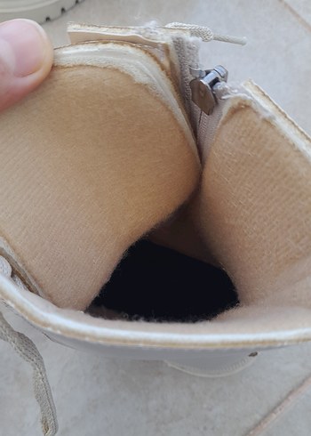 bej rengi kadin bot - Görsel 6