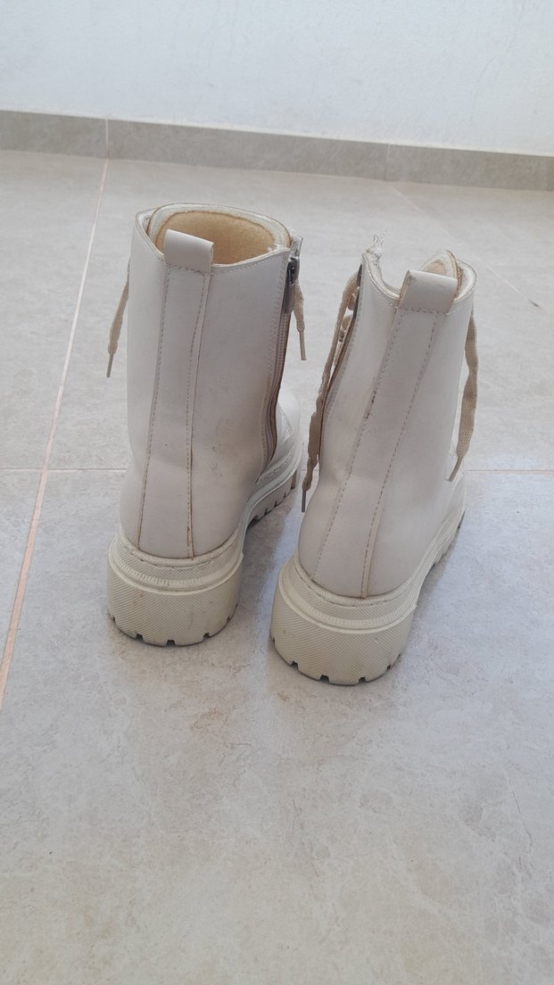 bej rengi kadin bot - Görsel 3