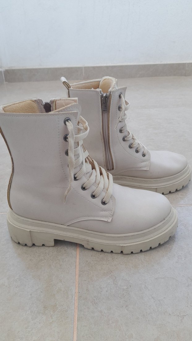 bej rengi kadin bot - Görsel 2