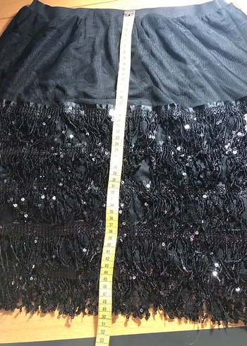 Siyah payet etek - Görsel 3