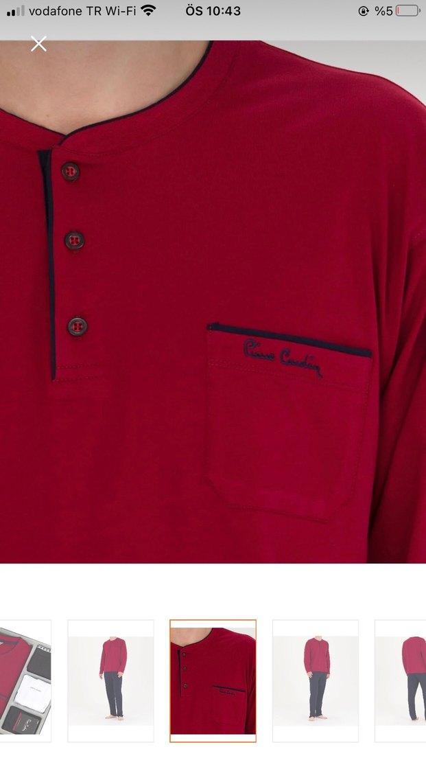 Pierre Cardin Erkek Pijama Takımı - Görsel 3