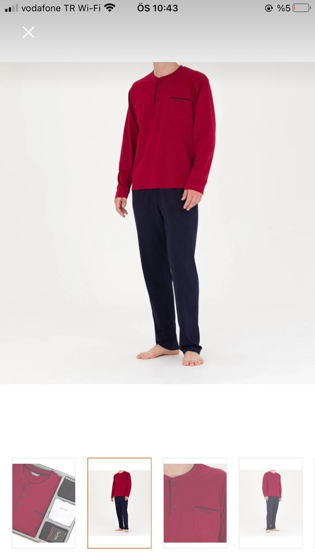 Pierre Cardin Erkek Pijama Takımı - Görsel 4