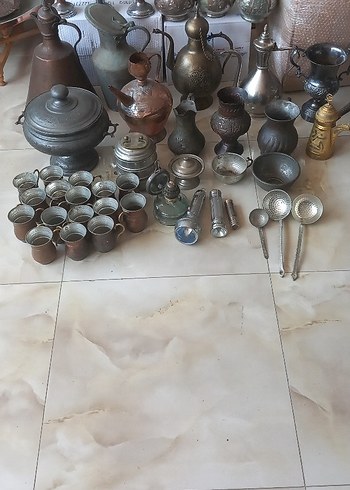 eskilerden 44 parça bakır.lot