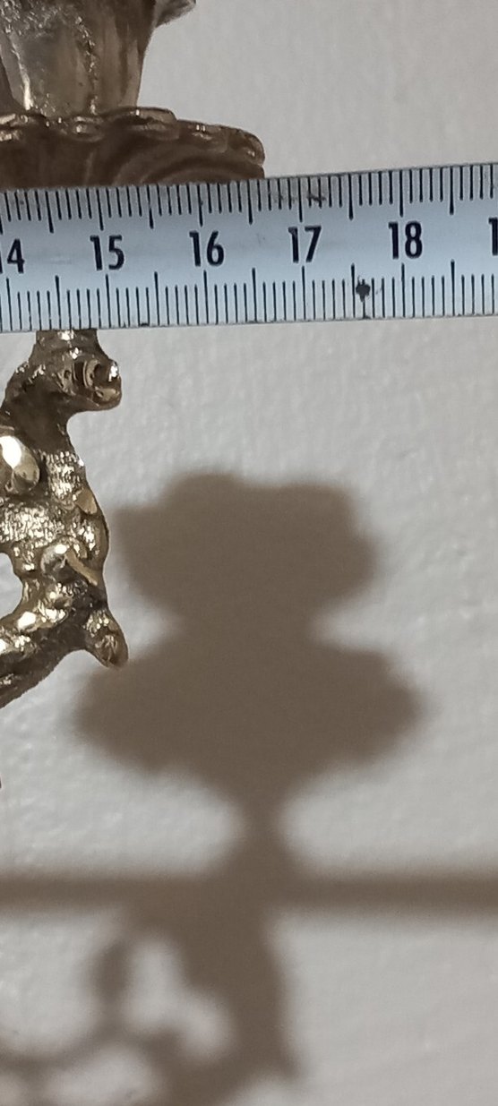 iran isfahan işi aynalı prinç çiftli şamdan - Görsel 5