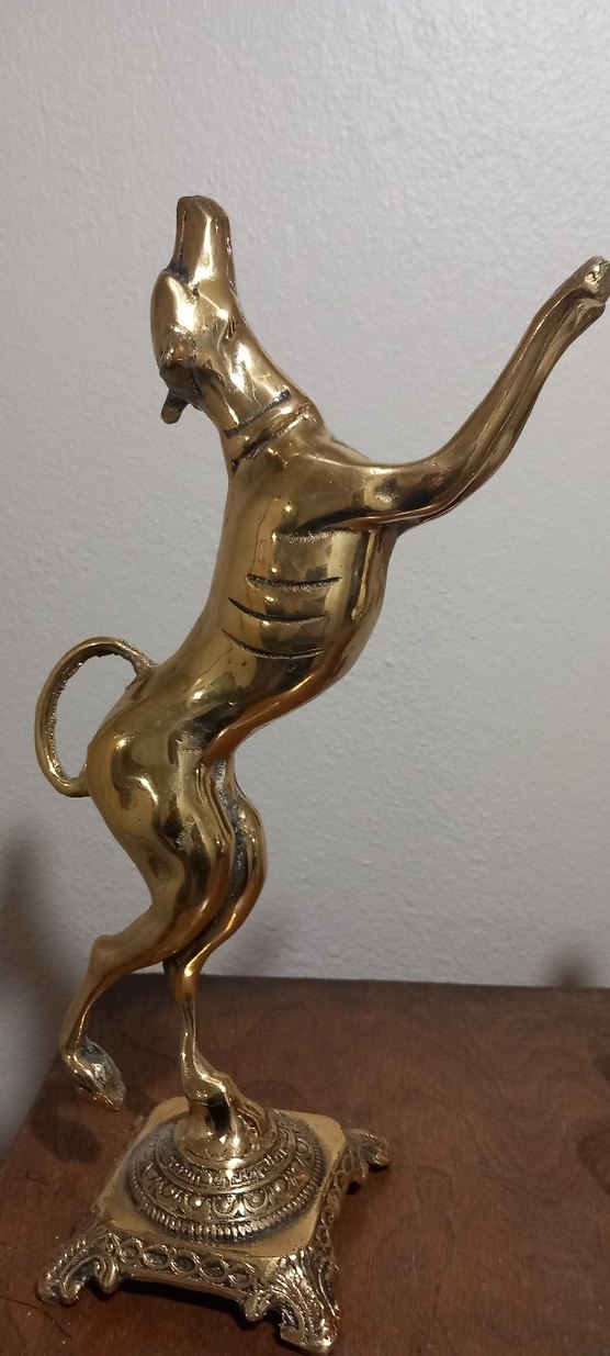 iran isfahan işi dev boy köpek heykeli - Görsel 2