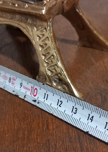 iran isfahan işi Parlak Altın prinç Eyfel Kulesi - Görsel 6