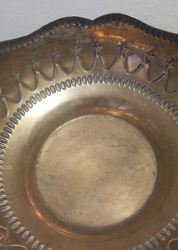 Eski Avrupa Parlak Altın Renkli prinç sunumluk - Görsel 4