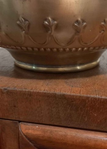 Eski Avrupa Parlak Altın Renkli prinç sunumluk - Görsel 2