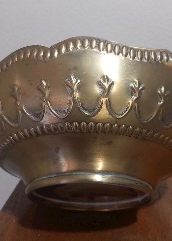 Eski Avrupa Parlak Altın Renkli prinç sunumluk - Görsel 3