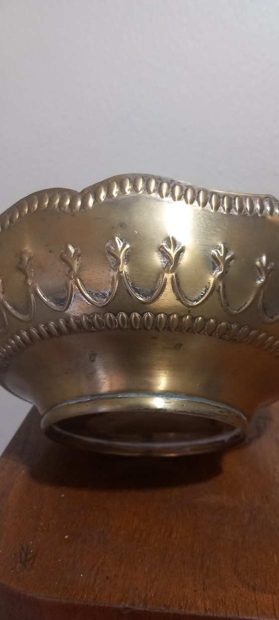 Eski Avrupa Parlak Altın Renkli prinç sunumluk - Görsel 3