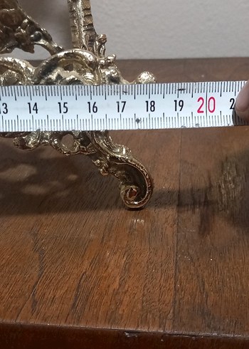 prinç tabak ve resim standı. 43 cm - Görsel 3