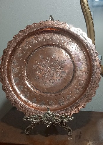 prinç tabak ve resim standı. 43 cm - Görsel 4