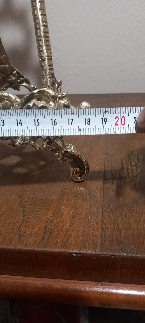 prinç tabak ve resim standı. 43 cm - Görsel 3