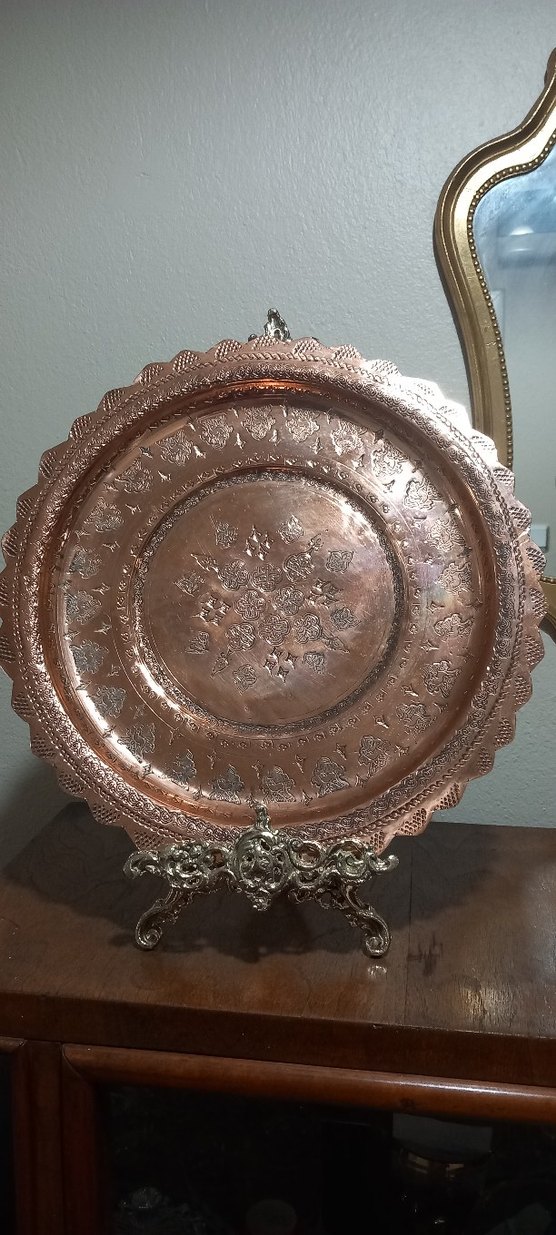 prinç tabak ve resim standı. 43 cm - Görsel 4