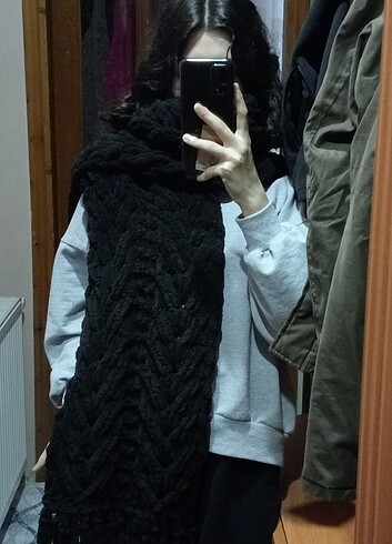 Diğer Puffy Atkı Alize Başak Burçak Model