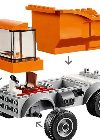 Beden Renk lego ciyy seri den Turuncu Lego İnşaat Kamyonu Seti