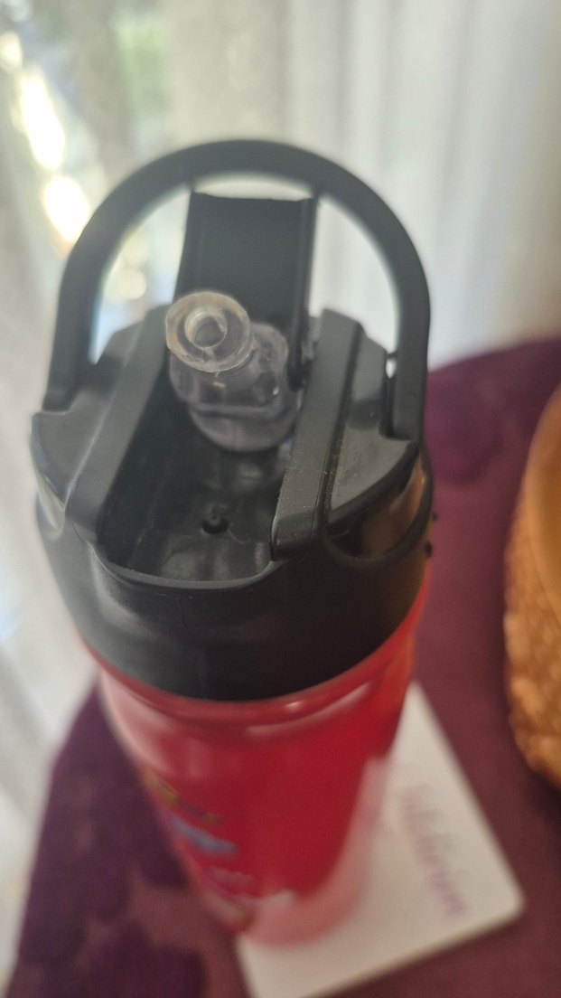 Çocuklar İçin Renkli Kırmızı çelik Termos Matara - Görsel 5