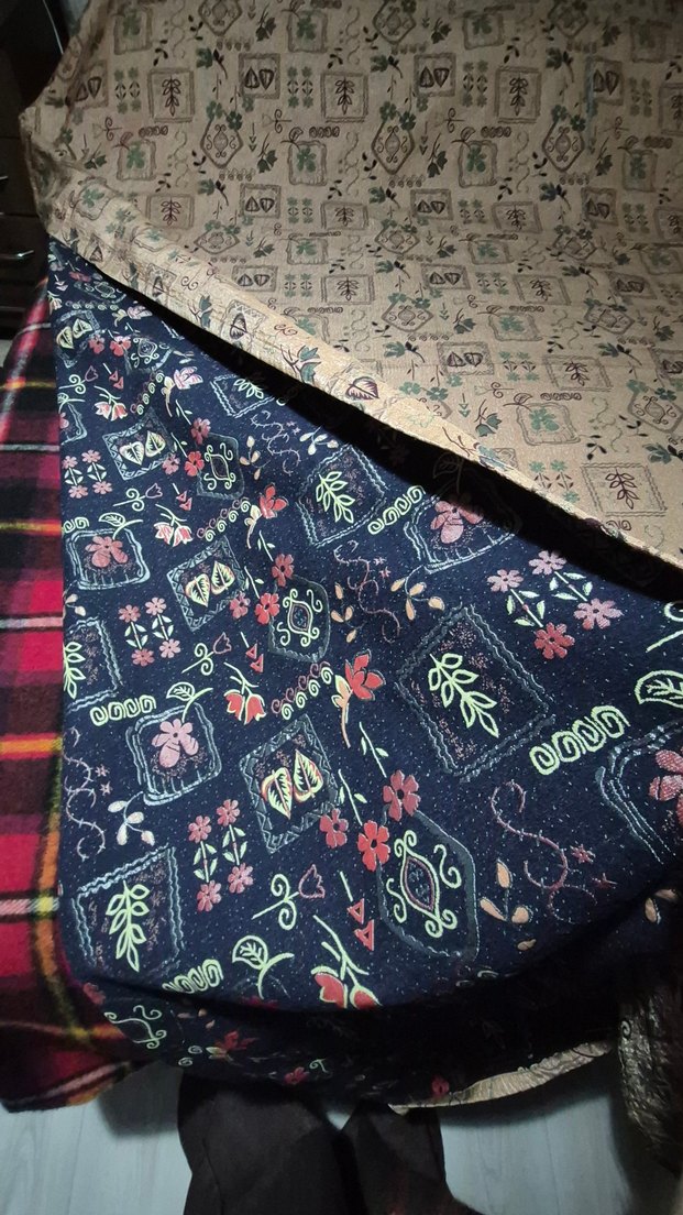 Pastel renklerde Desenli çok amaçlı  Örtü 2m*2.65m - Görsel 4