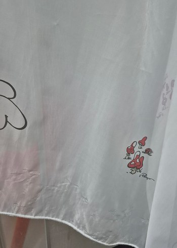 180 en 165 boy şirinler temalı çocuk odası Perde - Görsel 4