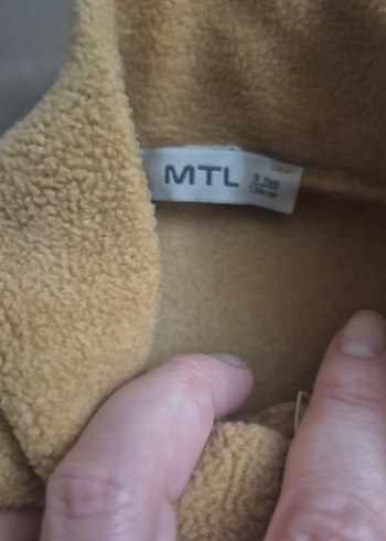 Bej Yumuşak çocuk Polar Sweatshirt - Görsel 3