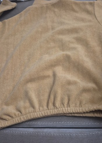 Bej Yumuşak çocuk Polar Sweatshirt - Görsel 4