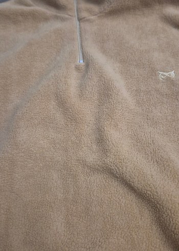 Bej Yumuşak çocuk Polar Sweatshirt - Görsel 2