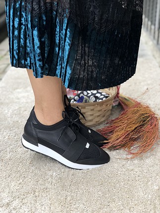 36 Beden Siyah balenciaga model spor ayakkabı