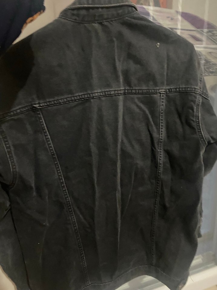 Siyah kot ceket - Görsel 4