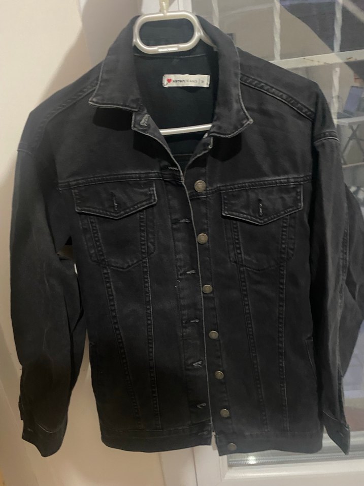 Siyah kot ceket - Görsel 2