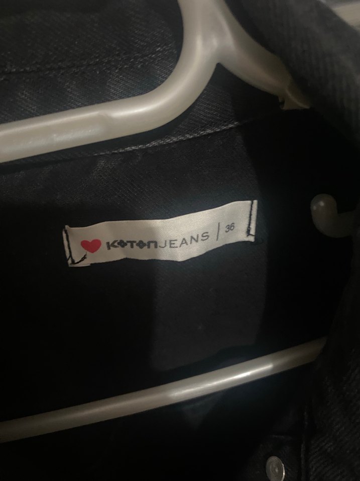 Siyah kot ceket - Görsel 3