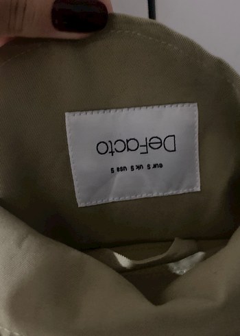 Defacto trençkot - Görsel 3