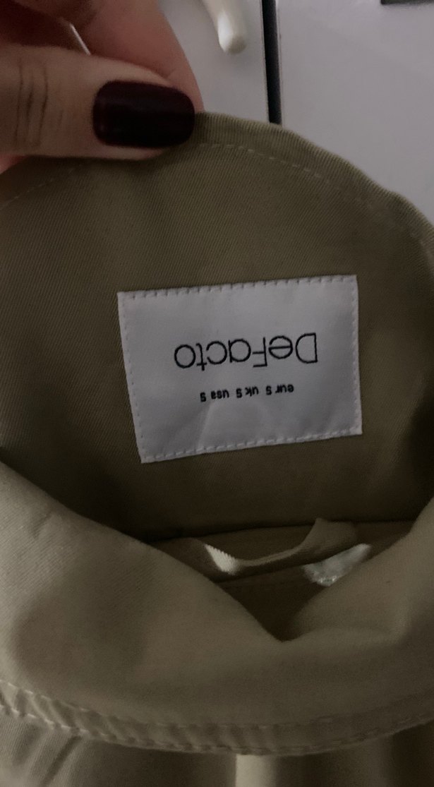 Defacto trençkot - Görsel 3