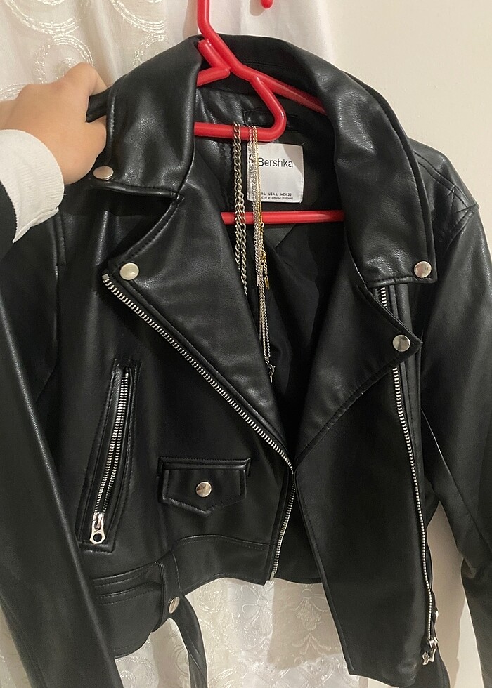 Bershka Deri Ceket - Görsel 4