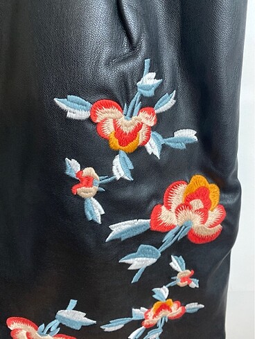 Deri Mini Etek - Görsel 2