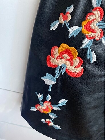 Deri Mini Etek - Görsel 5