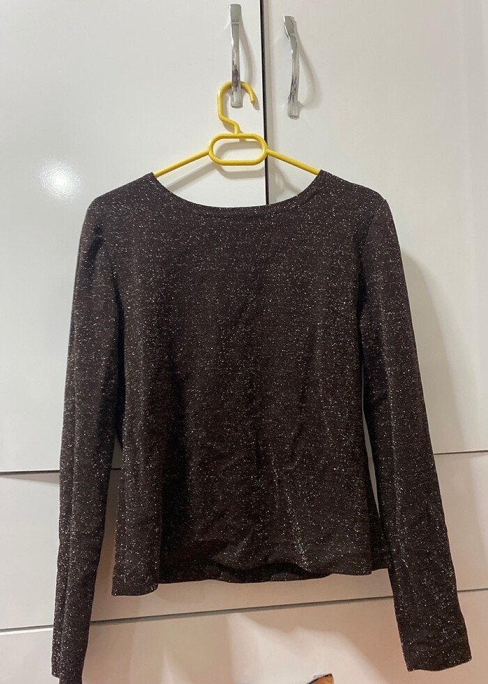 SATILDI Simli Bluz - Görsel 4