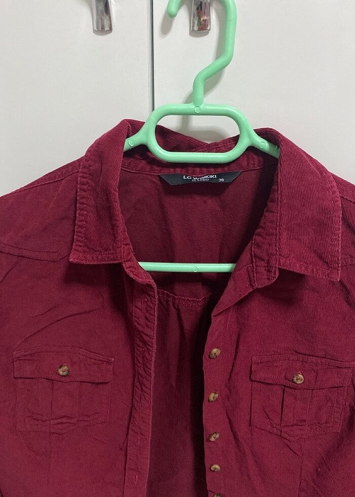 Kadife Gömlek Ceket - Görsel 2