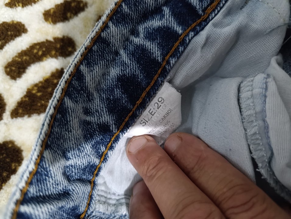 Gri Midi Kot Pantolon, Yırtmaçlı, Salaş Kesim - Görsel 3