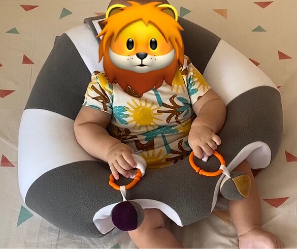 Beden gri Renk Bebek oturma minderi