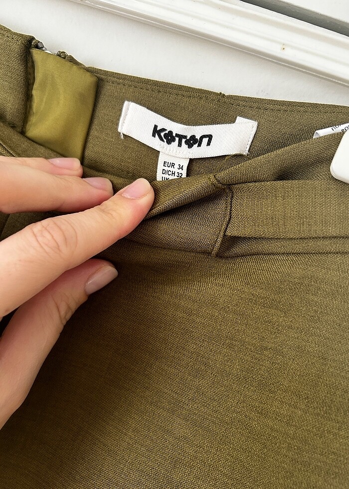 Yırtmaçlı kalem etek - Görsel 4