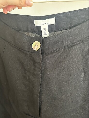 H&M keten pantalon - Görsel 5