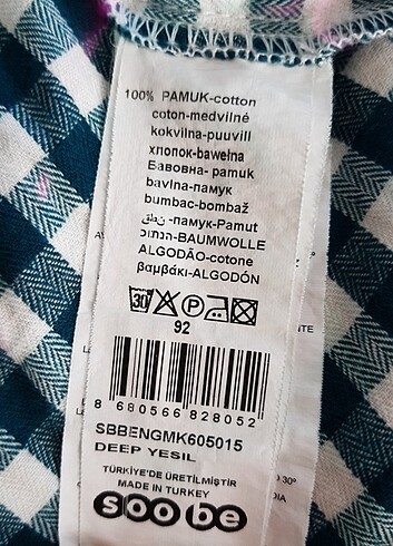 18-24 Ay Beden Soobe Erkek Bebek Gömlek