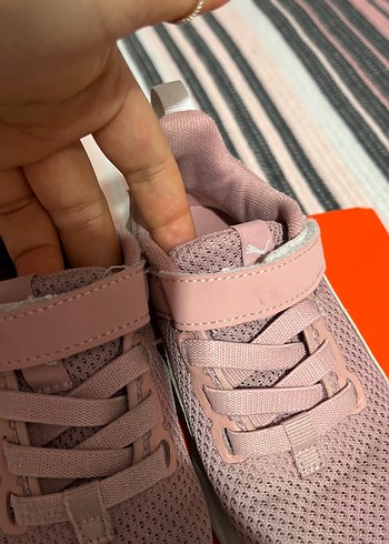 Kız Çocuk Pembe Cırt Cırtlı Spor Ayakkabı - Görsel 3